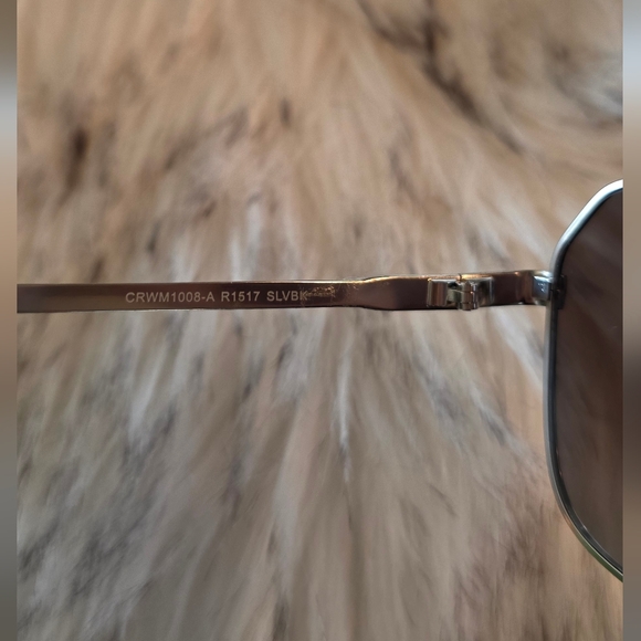 ROCAWEAR Silver Mirrored Geometric Navigator Sunglasses - Picture 3 of 5